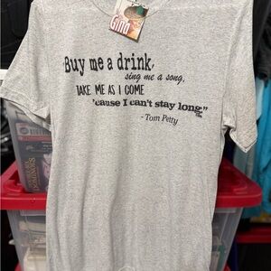 Gina Tees Gray Tom Petty T